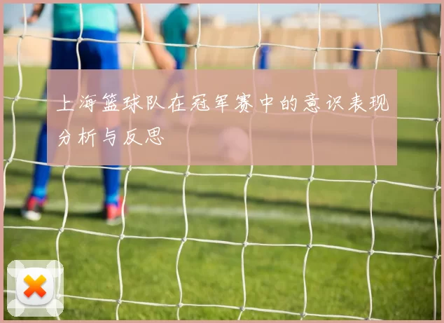 上海篮球队在冠军赛中的意识表现分析与反思